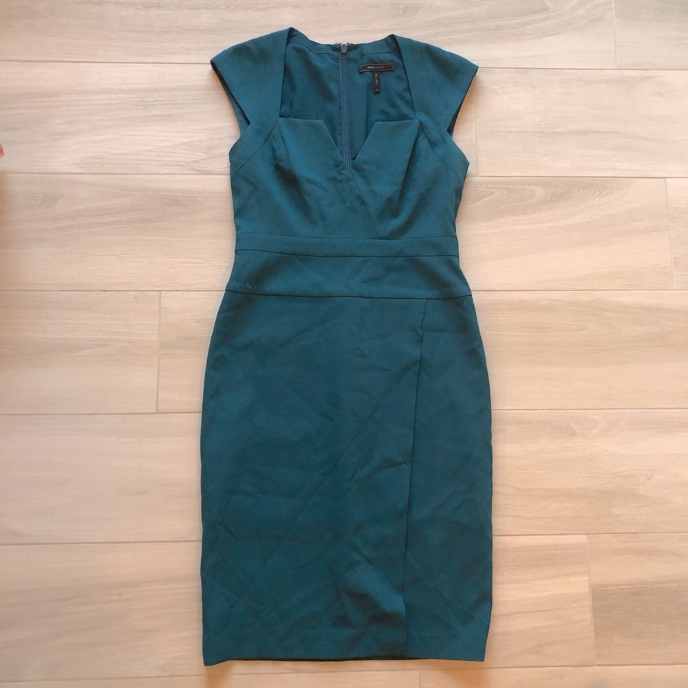 Teal bodycon sexy dress